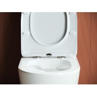 Унитаз компакт Ceramica Nova Highlight Rimless CN1802-B без бачка и с сиденьем Микролифт