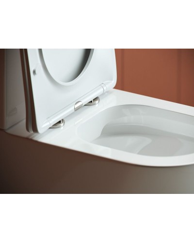 Унитаз компакт Ceramica Nova Highlight Rimless CN1802-B без бачка и с сиденьем Микролифт