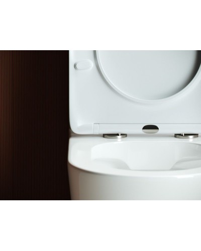 Унитаз компакт Ceramica Nova Highlight Rimless CN1802-B без бачка и с сиденьем Микролифт