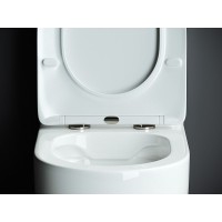 Унитаз компакт Ceramica Nova Mia Rimless CN1801-B без бачка и с сиденьем Микролифт