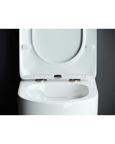 Унитаз компакт Ceramica Nova Mia Rimless CN1801-B без бачка и с сиденьем Микролифт