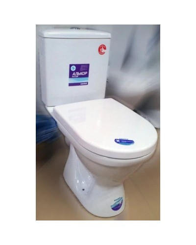Унитаз-компакт с сиденьем полипропилен Santek Алькор 1.WH30.2.196