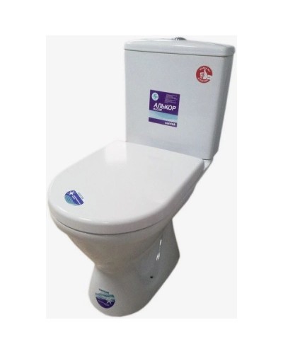 Унитаз-компакт с сиденьем полипропилен Santek Алькор 1.WH30.2.196