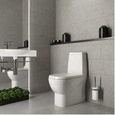 Унитаз-компакт с сиденьем микролифт Sanita Luxe Infinity INFSLCC01040522