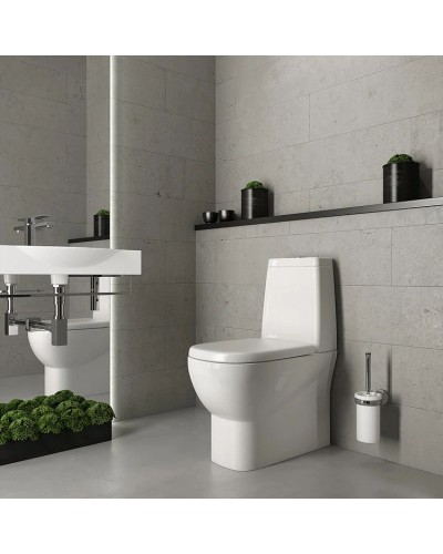 Унитаз-компакт с сиденьем микролифт Sanita Luxe Infinity INFSLCC01040522