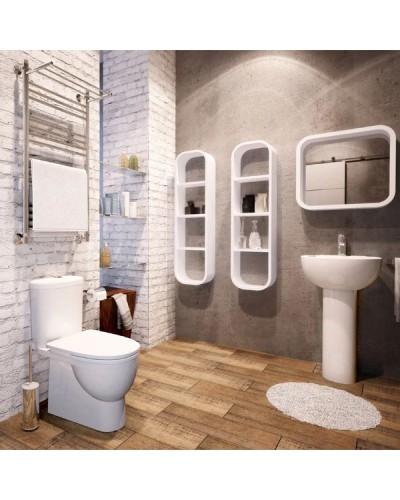 Унитаз-компакт с сиденьем дюропласт Sanita Luxe Art ARTSLCC01020622