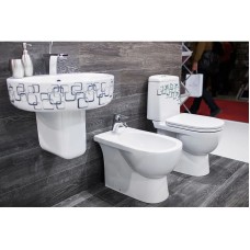 Унитаз-компакт с сиденьем микролифт Sanita Luxe Best Bubbles BSTSLCC12040522