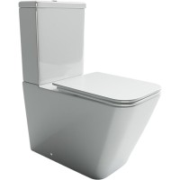 Унитаз компакт Ceramica Nova Cubic CN1803-B без бачка и с сиденьем Микролифт