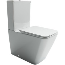 Унитаз компакт Ceramica Nova Cubic CN1803-B без бачка и с сиденьем Микролифт