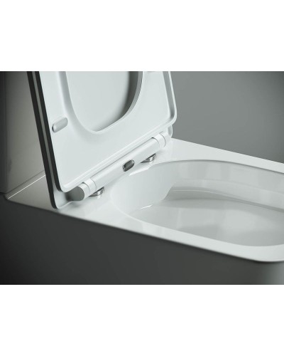 Унитаз компакт Ceramica Nova Cubic CN1803-B без бачка и с сиденьем Микролифт