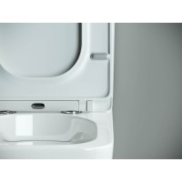 Унитаз компакт Ceramica Nova Cubic CN1803-B без бачка и с сиденьем Микролифт