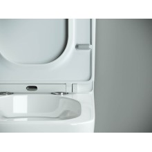 Унитаз компакт Ceramica Nova Cubic CN1803-B без бачка и с сиденьем Микролифт