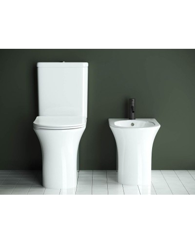 Унитаз компакт Ceramica Nova Star CN1904-B без бачка и с сиденьем Микролифт