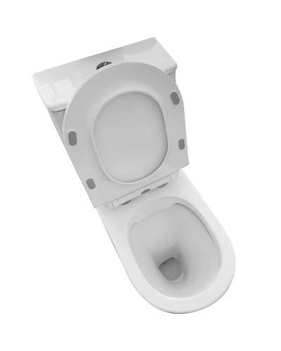 Унитаз компакт Timo Reko TK-201 с бачком и сиденьем Микролифт