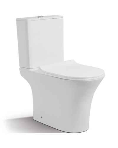 Унитаз компакт Timo Reko TK-201 с бачком и сиденьем Микролифт