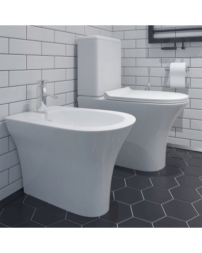 Унитаз компакт Timo Reko TK-201 с бачком и сиденьем Микролифт