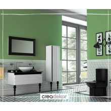 Унитаз компакт Creavit Lara LR360-11SI00E-0000 Черный без бачка и сиденья