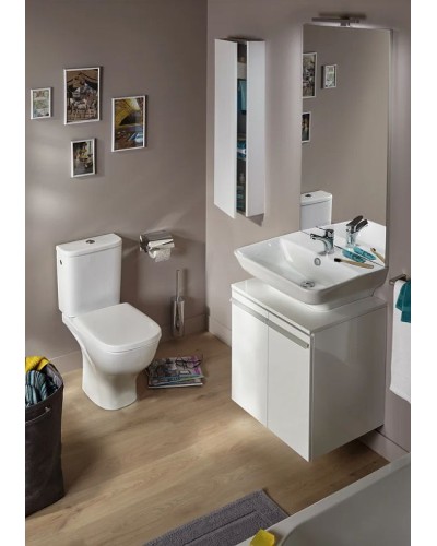 Унитаз компакт Jacob Delafon Struktura UJAJ102-WTE без бачка и сиденья