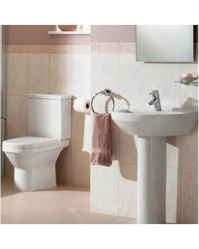 Унитаз-компакт с сиденьем микролифт и с механизмом смыва Geberit Vitra S50 9767B003-7201