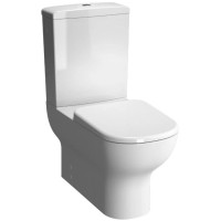 Унитаз-компакт безободковый с сиденьем микролифт и с механизмом смыва Geberit Vitra D-Light 9014B003-7205