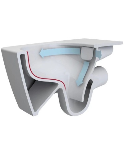 Унитаз-компакт безободковый с сиденьем стандарт и с механизмом смыва Geberit Vitra D-Light 9014B003-7208