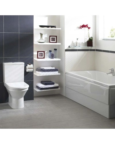 Унитаз-компакт с функцией биде с сиденьем микролифт и с механизмом смыва Geberit Vitra S50 9736B003-7203