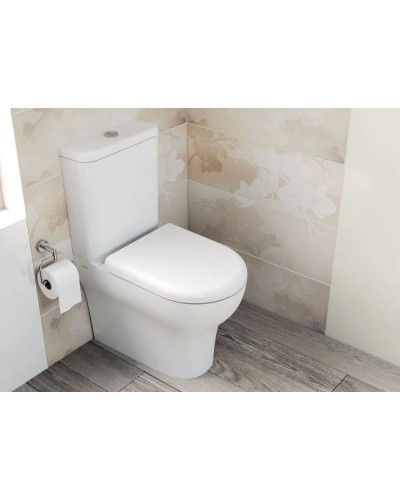 Унитаз-компакт с сиденьем стандарт и с механизмом смыва Geberit Vitra Zentrum 9012B003-7201