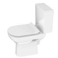 Унитаз-компакт безободковый с сиденьем микролифт Cersanit City KO-CIT011-3/5-COn-S-DL