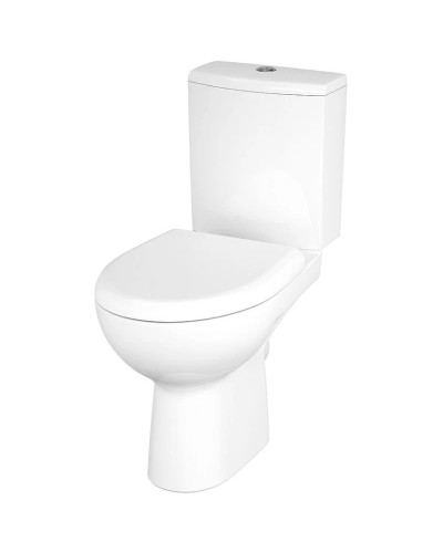 Унитаз-компакт безободковый с сиденьем микролифт Cersanit Nature KO-NTR011-3/5-COn-DL