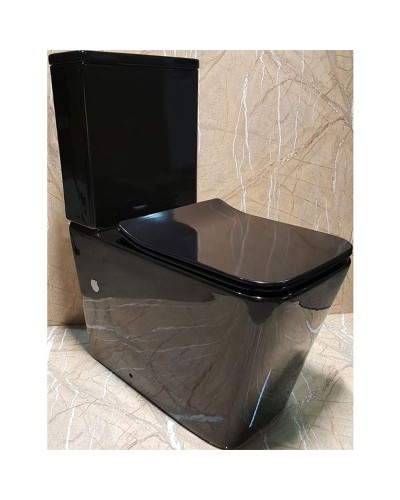 Унитаз компакт CeramaLux NS-2170-18 с бачком и сиденьем Микролифт