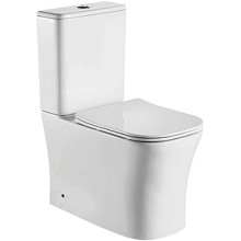 Унитаз компакт CeramaLux 1218A с бачком и сиденьем Микролифт