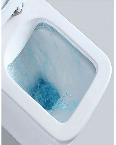 Унитаз компакт CeramaLux 1218A с бачком и сиденьем Микролифт