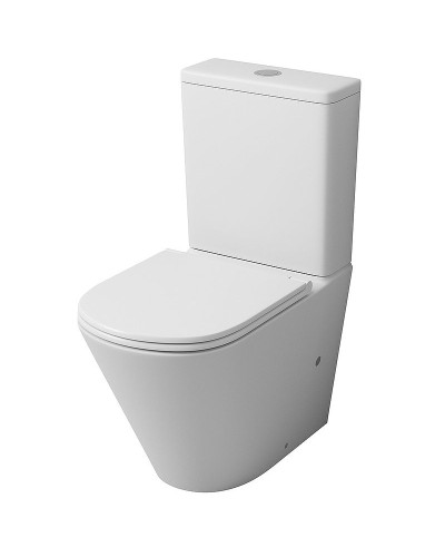 Унитаз компакт Grossman GR-4450MS Белый матовый с сиденьем Микролифт