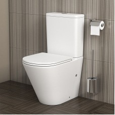 Унитаз компакт Grossman GR-4450MS Белый матовый с сиденьем Микролифт