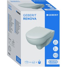 Унитаз Geberit Renova 500.801.00.1 с сиденьем Микролифт