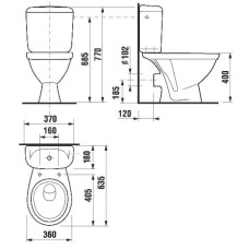 Унитаз-компакт Jika Lyra 8242360002429