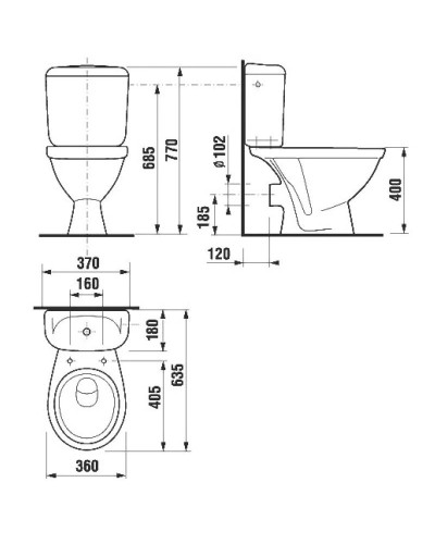 Унитаз-компакт Jika Lyra 8242360002429