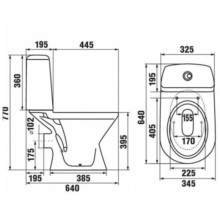 Унитаз-компакт Jika Era 8245320002429