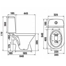 Унитаз-компакт Jika Era 8245320002429