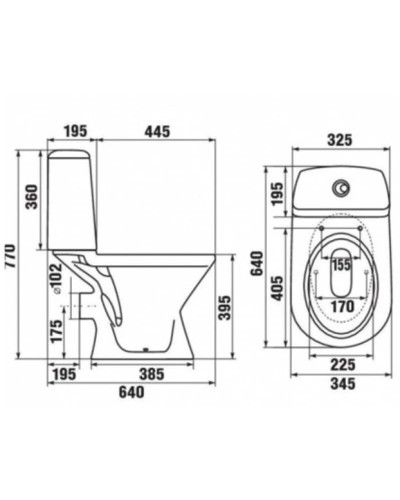 Унитаз-компакт Jika Era 8245320002429