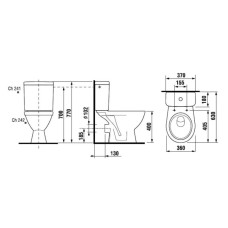 Унитаз-компакт Jika Lyra Plus 8263860002429