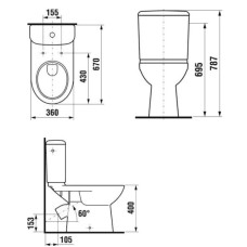 Унитаз-компакт Jika Olymp 8226140002429