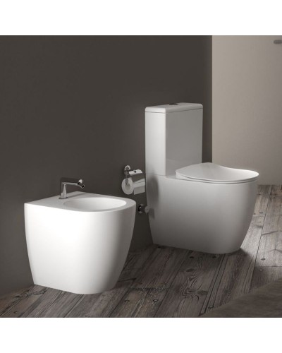 Унитаз биде Creavit Free FE360-00CB00E-0000 Белый без бачка и сиденья