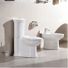 Унитаз компакт CeramaLux Lux Classic 2041 с бачком и сиденьем Микролифт