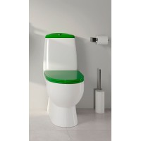 Унитаз-компакт Sanita Luxe Best Color Green SL DM BSTSLCC09130522 с бачком и сиденьем Микролифт