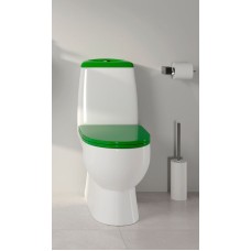Унитаз-компакт Sanita Luxe Best Color Green SL DM BSTSLCC09130522 с бачком и сиденьем Микролифт