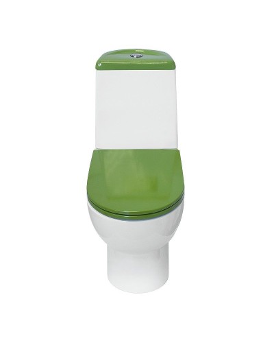 Унитаз-компакт Sanita Luxe Best Color Green SL DM BSTSLCC09130522 с бачком и сиденьем Микролифт