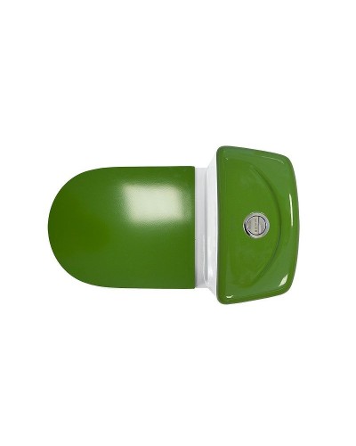 Унитаз-компакт Sanita Luxe Best Color Green SL DM BSTSLCC09130522 с бачком и сиденьем Микролифт