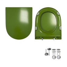 Унитаз-компакт Sanita Luxe Best Color Green SL DM BSTSLCC09130522 с бачком и сиденьем Микролифт
