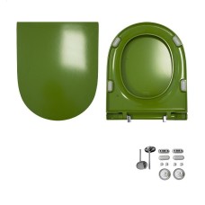 Унитаз-компакт Sanita Luxe Best Color Green SL DM BSTSLCC09130522 с бачком и сиденьем Микролифт